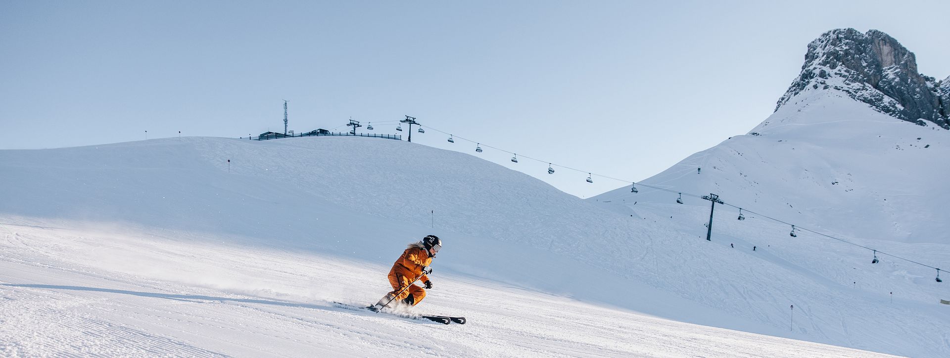 Sonnenskilauf in Warth-Schröcken