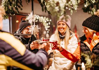 Winter-Sundowner - Berghaus Schröcken