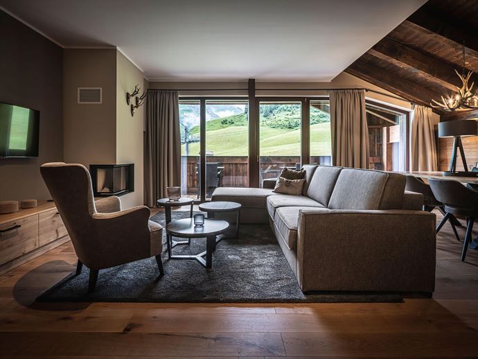 AlpenParks Arlberg Wohnzimmer