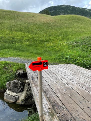 Lechweg direkt vor der Haustüre