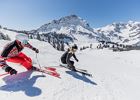 Skifahren mit Panorama