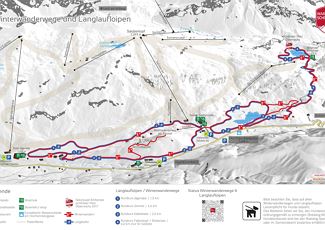 Winter hiking trails & cross-country ski trails